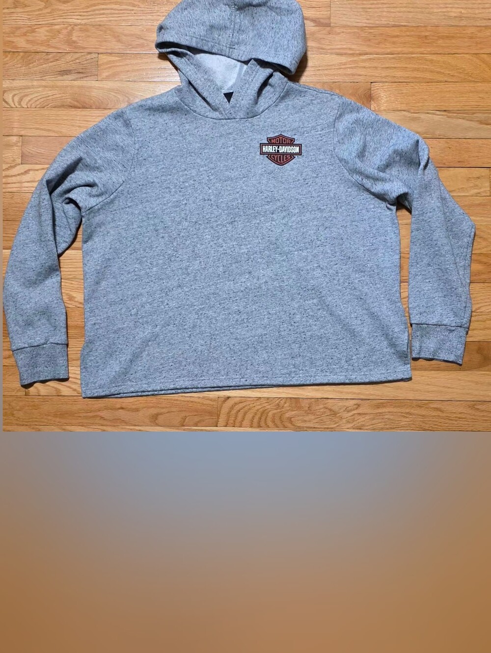 Harley-Davidson Women's 2XL Gray Logo Hoodie Sweatshirt